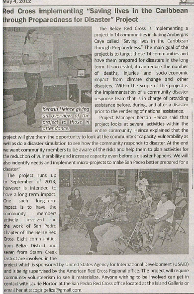 Kerstin in San Pedro Sun newspaper Kerstin in San Pedro Sun newspaper